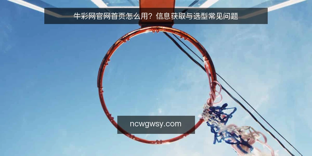 牛彩网官网首页怎么用？信息获取与选型常见问题 — 牛彩网官网首页的核心用途是什么？ 配图